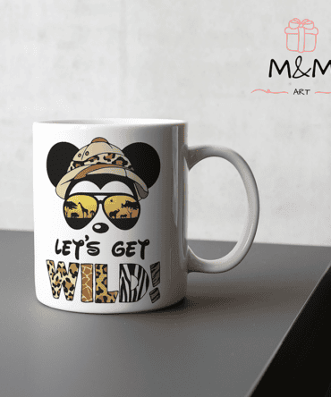 Забавна тематична чаша – Let's get wild mickey