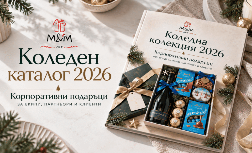 Коледен каталог с корпоративни подаръци за служители, клиенти и партньори
